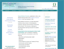 Tablet Screenshot of energymedicineuniversity.org